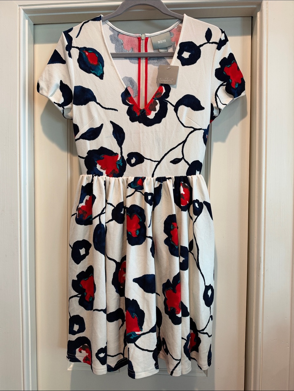 Anthropologie Floral Mini Dress